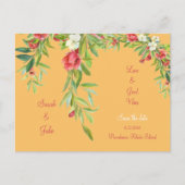 トスカーナ結婚の愛と良い雰囲気が日付を保存 案内ポストカード (正面)