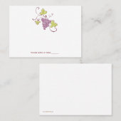 トスカーナ結婚ビネヤール座席表 プレイスカード (正面/裏面)