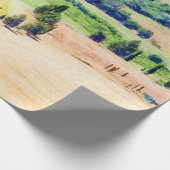 トスカーナ絵画の水色#2 ラッピングペーパー (角)