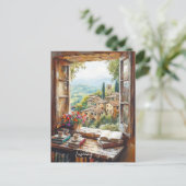 トスカーナ絵画景観 |イタリア旅行 |アート ポストカード (スタンド正面)