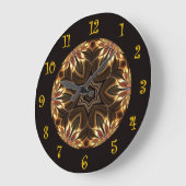 トスカーナ色～美しいエキゾチックで神秘的な～ ラージ壁時計 (傾斜)