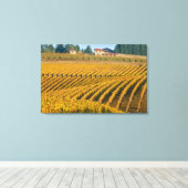 トスカーナ調のブラックウォルナットインの上 キャンバスプリント (インサイチュ (ウッドフロア))