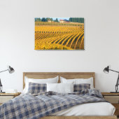 トスカーナ調のブラックウォルナットインの上 キャンバスプリント (インサイチュ (寝室))