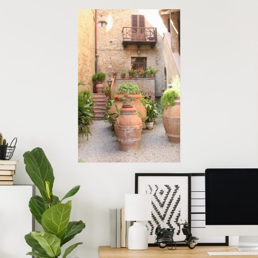 トスカーナ通り ポスター (ホームオフィス)