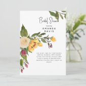 トスカーナ金ゴールドひまわりフローラブライダルシャワー 招待状 (スタンド正面)