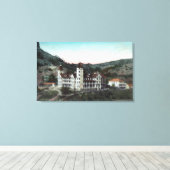 トスカーナ鉱物春ビルの外観 キャンバスプリント (インサイチュ (ウッドフロア))