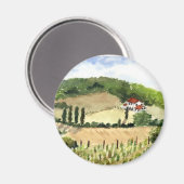トスカーナ風景磁石 マグネット (正面/裏面)