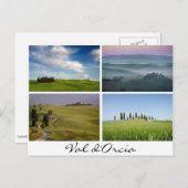 トスカーナ風景葉書 ポストカード (正面/裏面)