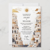 トスカーナ イタリアン コーヒー ソレント カジュアル ウェディング 招待状 (正面)