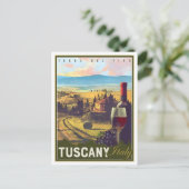 トスカーナ イタリア ヴィンテージ 旅行 ポストカード (スタンド正面)