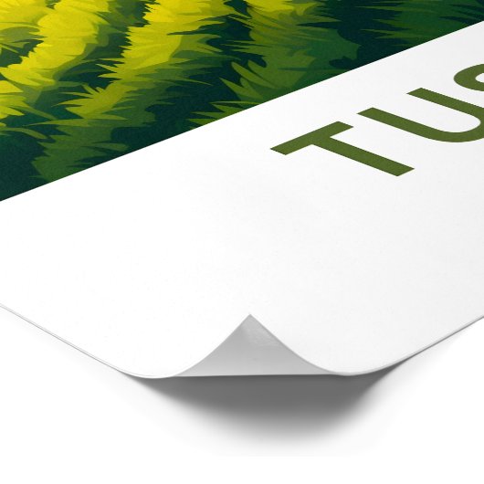 トスカーナ イタリア 旅行 ポスター (角)