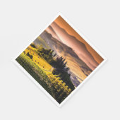 トスカーナ，イタリア – 風景写真 スタンダードランチョンナプキン (角)