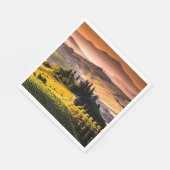 トスカーナ，イタリア – 風景写真 スタンダードランチョンナプキン (角)