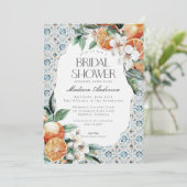 トスカーナ タイル コースト イタリアン ブライダル シャワー 招待状 (スタンド正面)
