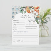 トスカーナ タイル コースト イタリアン ベイビー アドバイス カード (スタンド正面)