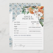 トスカーナ タイル コースト イタリアン ベイビー カード (正面/裏面)