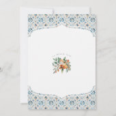 トスカーナ タイル コースト イタリアン ベイビー 特徴 ゲーム インビ 招待状 (裏面)