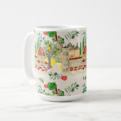 トスカーナ，トスカーナ，イタリア，オリーブ，レモン，トマト  コーヒーマグカップ (正面左)