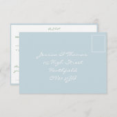 トスカーナ メディテラニアンスタイルの出欠カード 出欠カード (正面/裏面)