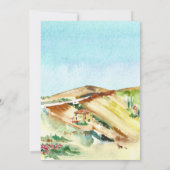 トスカーナ ワイン&ダイン ディナー パーティー 招待状 (裏面)