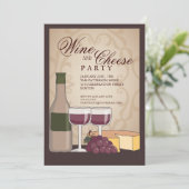 トスカーナ ワイン & チーズ テイスティング パーティー ご招待 招待状 (スタンド正面)
