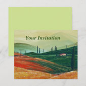 トスカーナ 招待状 (正面/裏面)