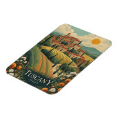 トスカーナatサンセット – イタリア旅行 マグネット (左側)