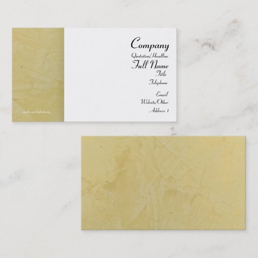 トスカーナSun名刺2.0 名刺 (正面/裏面)