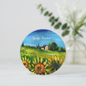 トスカーニのひまわりと農村 招待状 (スタンド正面)