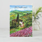 トスカーニのアイリス, 緑と紫の花の野原 招待状 (スタンド正面)