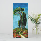 トスカーニの柏と地中海松 招待状 (スタンド正面)