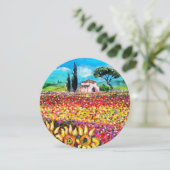 トスカーニの花々 / フィールド、ポピーとひまわり 招待状 (スタンド正面)