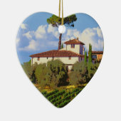 トスカーニイタリアポスター セラミックオーナメント (右)
