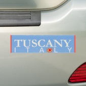トスカーニイタリアポスター バンパーステッカー (車上)