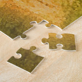 トスカーニイタリアヴィンテージイタリアン旅行ポスター ジグソーパズル (側面)