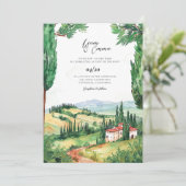 トスカーニイタリアヴィ結婚ラズデスティネーション 招待状 (スタンド正面)