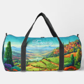 トスカーニイタリア旅行&ジム ダッフルバッグ (正面)