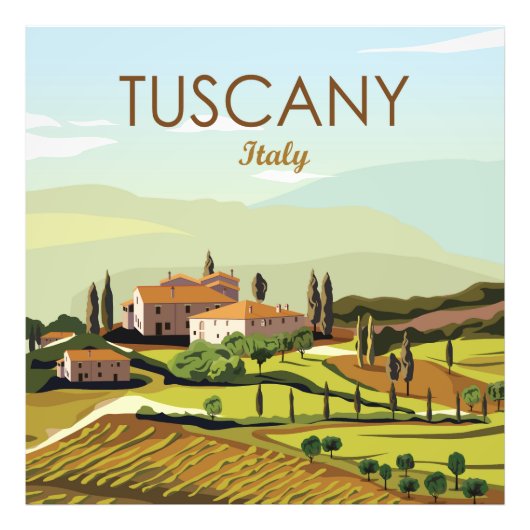 トスカーニイタリア フォトプリント            (正面)