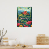 トスカーニイタリア ポスター (キッチン)