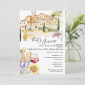 トスカーニイタリア |食イタリアンべ物 |リハーサルディナー 招待状 (スタンド正面)