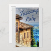 トスカーニイタリイタリアンタスカンヴィラトラベル ポストカード (正面/裏面)