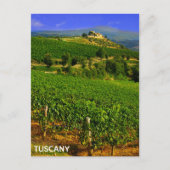 トスカーニイタリイタリアンヴィネヤードヴィラトラベル ポストカード (正面)