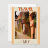 トスカーニイタリイタリアン抽象芸術カラフル旅行 ポストカード (正面/裏面)