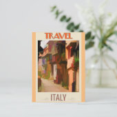 トスカーニイタリイタリアン抽象芸術カラフル旅行 ポストカード (スタンド正面)