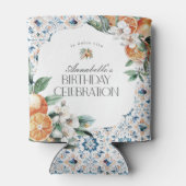 トスカーニタイルシトラスイタリアンバースデーパーティバーウェア 缶クーラー (裏面)