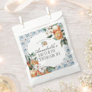 トスカーニタイルシトラスオレンジバースデーパーティーデザート フェイバーバッグ