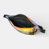 トスカーニヒルズ風光明媚な水色 ファニーパック (見開き)