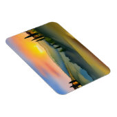 トスカーニヒルズ風光明媚な水色 マグネット (右側)