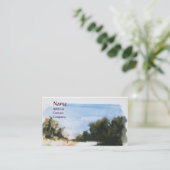 トスカーニモノグラムの日当たりの良い田舎 名刺 (スタンド正面)