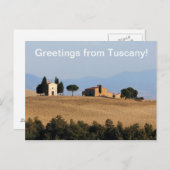 トスカーニャからの挨拶 ポストカード (正面/裏面)